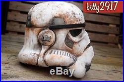 Star wars black series stormtrooper helmet 11 custom paint sand trooper rogue