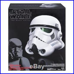 Star wars black series stormtrooper helmet full size electronic voice new sealed