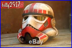 Star wars black series stormtrooper helmet shock trooper custom paint