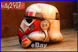 Star wars black series stormtrooper helmet shock trooper custom paint