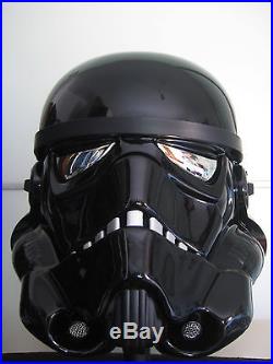 Star wars master replicas 11 shadow stormtrooper helmet, very rare