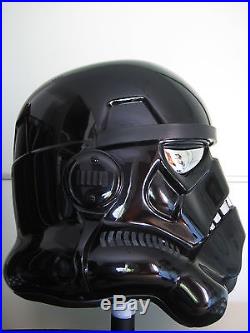 Star wars master replicas 11 shadow stormtrooper helmet, very rare