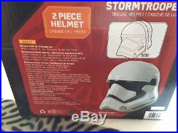 Star wars the force awakens First order stormtrooper deluxe helmet