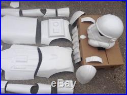 Starwars Stormtrooper armour sections fibreglass full size (less helmet)