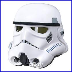 Storm Trooper Helmet Star Wars Mask Black Series Imperial Voice Changer NEW