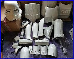 Stormtrooper Helmet And Armour Full Size star wars costume used #2 revised
