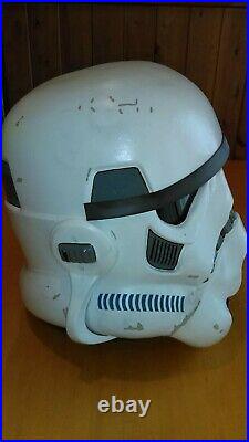 Stormtrooper Helmet- RS Propmasters ANH Tantive Stunt Helmet With Stand