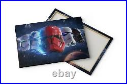Stormtrooper Helmets Canvas Print Poster Star Wars Wall Art Artwork Painting