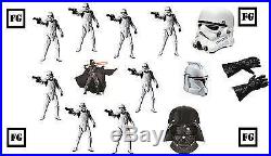 Stormtrooper SQUAD Armour 8 SUITS STAR WARS MOVIE REPLICA + MULTIPLE HELMETS