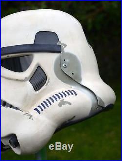 Stormtrooper Star Wars full size weathered stunt helmet ANH