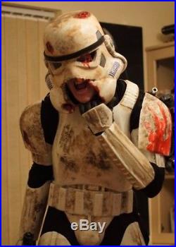 Stormtrooper Zombie Death Trooper Helmet & Shoulders Star Wars Armor Costume
