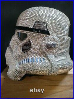 Stormtrooper helmet full crystal one-of-a-kind life size