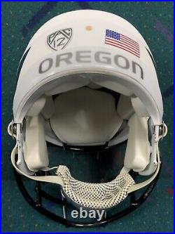 Team Issue Riddell Oregon Ducks Stormtrooper Helmet With Marcus Mariota 808 Mask