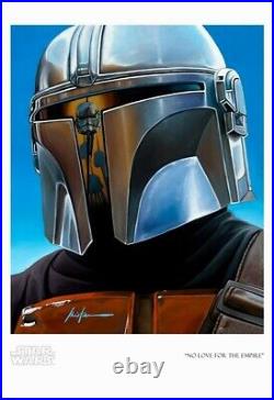 The Mandalorian Helmet Stormtrooper Reflection Christian Waggoner Star Wars Art