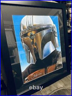 The Mandalorian Helmet Stormtrooper Reflection Christian Waggoner Star Wars Art