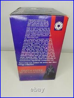 Vintage 1997 Star Wars Trilogy Collection Riddell Darth Vader Mini Helmet