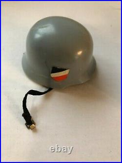 Vintage 60's Hasbro Gi Joe Sotw Original German Storm Trooper Helmet
