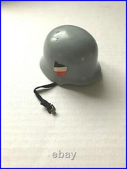 Vintage 60's Hasbro Gi Joe Sotw Original German Storm Trooper Helmet