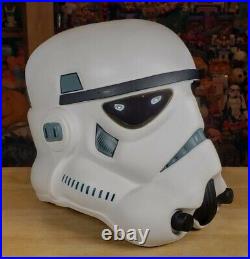Vintage Lucas film Stormtrooper helmet Star Wars 2002 Rubie's Custom NICE