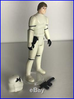 Vintage Star Wars Complete Luke Stormtrooper POTF Original V1c Blaster & Helmet