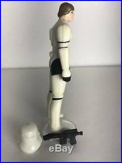 Vintage Star Wars Complete Luke Stormtrooper POTF Original V1c Blaster & Helmet