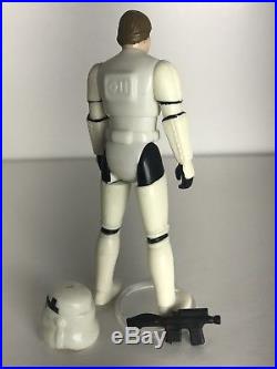 Vintage Star Wars Complete Luke Stormtrooper POTF Original V1c Blaster & Helmet