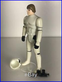 Vintage Star Wars Complete Luke Stormtrooper POTF Original V1c Blaster & Helmet