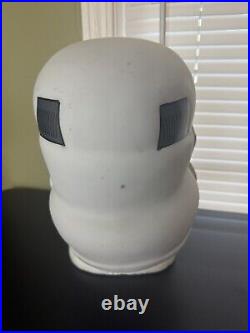 Vintage Star Wars Lucas Stormtrooper Costume Cosplay Helmet Hard Plastic Rubie's