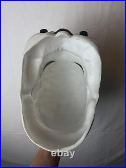 Vintage Star Wars Lucas Stormtrooper Costume Cosplay Helmet Hard Plastic Rubie's