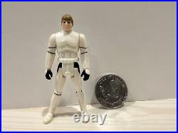 Vintage Star Wars Luke Skywalker Stormtrooper Kenner 1984 POTF Last 17 with Coin