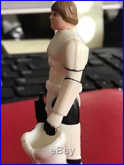 Vintage Star Wars Luke Skywalker Stormtrooper with weapon and helmet & signed pic