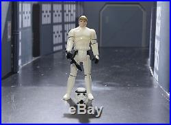 Vintage Star Wars POTF Luke Stormtrooper Action Figure withHelmet, Blaster & Coin