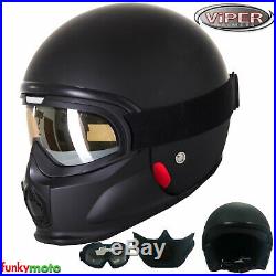 Viper RS-07 Open Face Helmet Star Wars Storm Trooper Motorcycle Crash Helmet
