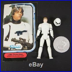 Vtg Star Wars Luke Skywalker Stormtrooper 1984 POTF Helmet Blaster Coin No Repro