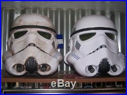 X2 TWO Star Wars Black Series Imperial Stormtrooper Helmet RARE LIFE SIZE PROP